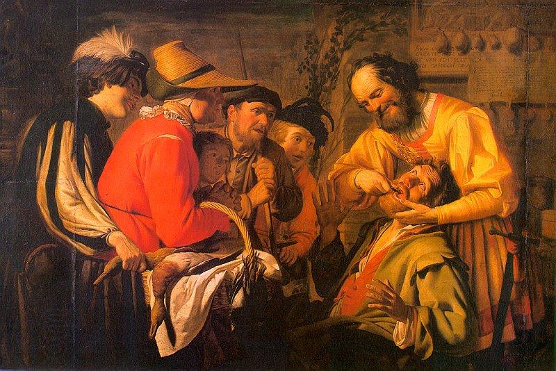 Gerrit van Honthorst The Tooth Puller China oil painting art